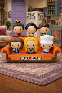 Sofa Display Stand for Mini Character Figures — Doll Furniture (Figures Not Included)