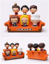 Sofa Display Stand for Mini Character Figures — Doll Furniture (Figures Not Included)